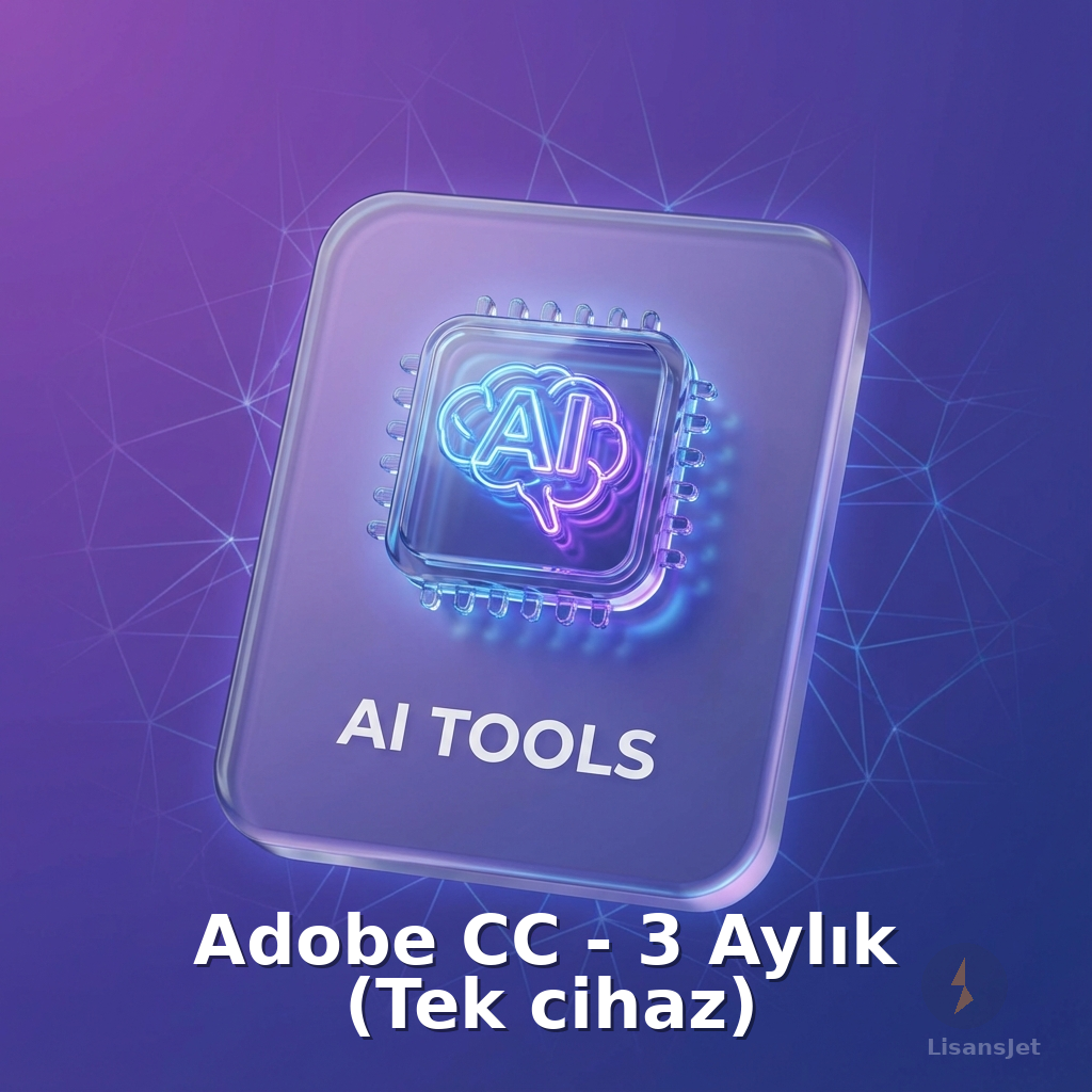 Adobe CC - 3 Aylık (Tek cihaz)