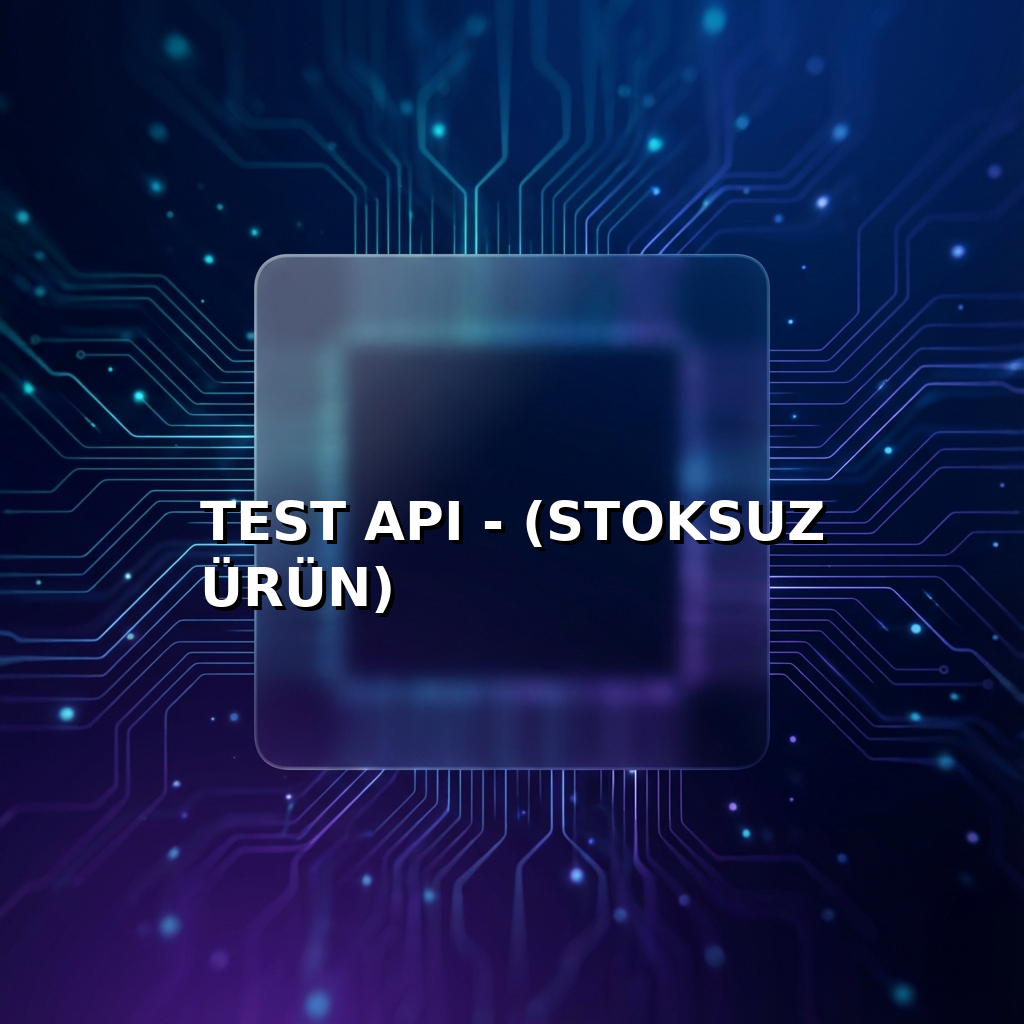 TEST API - (STOKSUZ ÜRÜN)